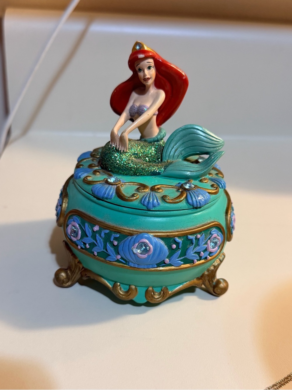 Disney Ariel Trinket Box Vintage